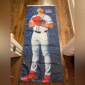 Spencer's Braves Blue and Red Banner